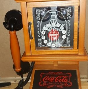 Nostalgic Coca-Cola wall phone